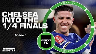 REACTION CHELSEA REACH THE LAST EIGHT OF FA CUP AFTER LEEDS WIN  ESPN FC [upl. by Enoitna776]