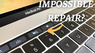 MacBook Pro Touch Bar Repair Touch Bar Replacement  A1706  A1707 [upl. by Ihsorih]