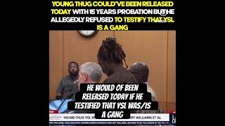 WOULD YALL HAVE TESTIFIED ysl IS A GANG youngthug yslwoody ysltrial viral shorts viralvideo [upl. by Yeclehc528]