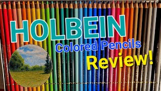 Holbein Artists Colored Pencils Review [upl. by Almeda]