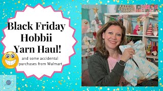 😊🎆Black Friday Hobbii Yarn Haul 🎆😊 crochet amigurumi crochetchristmas [upl. by Eisej]