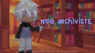 ✰  my fav characters react to each other pt 2 noé archiviste  vanitas no carte  ✰ [upl. by Pratt]