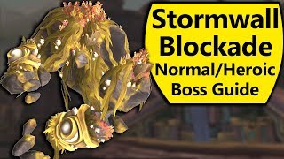 Stormwall Blockade Guide  Normal and Heroic Battle of DazarAlor Boss Guide [upl. by Aggi629]