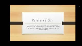 B ED English class STUDY SKILL and REFERENCE SKILL calicut university bedclasses [upl. by Yahska]