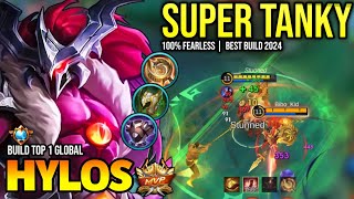 HYLOS BEST BUILD 2024  BUILD TOP GLOBAL HYLOS GAMEPLAY  MOBILE LEGENDS✓ [upl. by Enortna]