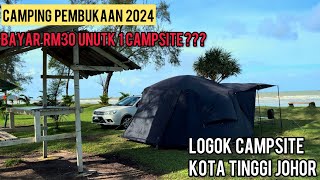 Vlog 13  Logok Campsite  Tanjung Sedili  Kota Tinggi Johor [upl. by Besse]