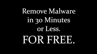 How to remove viruses adware and malware in 30 minutes or less for FREE [upl. by Engeddi351]