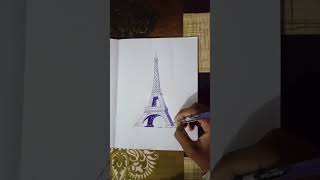 How To Draw Tower DrawingRajkumar Arts🗼 [upl. by Pendergast]