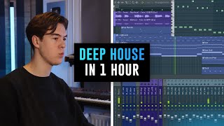 Making A Deep HouseSelected Style Track in 1 HOUR Full Process [upl. by Nosliw]