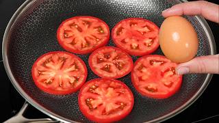 Just add eggs to tomatoes and broccoli Quick breakfast in 5 minutes [upl. by Timmy]