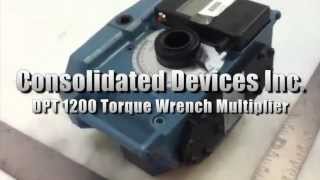 Consolidated Devices Inc DPT 1200 Torque Wrench Multiplier with Case on GovLiquidationcom [upl. by Lienad130]