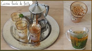 Comment faire le véritable Thé à la menthe avec ou sans théière  Mint Tea with or without a teapot [upl. by Tiphani]