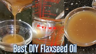 Flaxseed Oil  How To Make Flaxseed oil  For Healthy Hair Growth And Skin Care  hair growth [upl. by Neroled451]