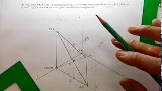 PIRÁMIDE EN ISOMETRICO Calculando sus aristas y vertices [upl. by Eniluj]