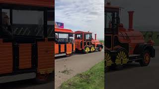 Brid land train leaving sewerby hall [upl. by Namar]