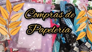 🛍️✏️ Compras de Papelería Acumuladas 💀🎃🖇️ [upl. by Wahl]