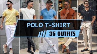 35 Ways to Style Polo TShirts for Summer 2024  Mens Fashion [upl. by Nattie886]