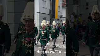 Bächtlefest 2023 Bad Saulgau  Spielmannszug  Musikcorps  Bürgerwache und Stadtgarde zu Pferd [upl. by Adneram]