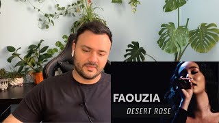 Reacting To FAOUZIA Singing Arabic  Desert Rose  Live in Abu Dhabi faouzia reaction morocco [upl. by Nilre]