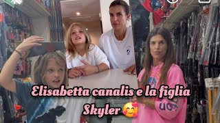 la canalis e GUARDATE la figlia SYLER 😍 [upl. by Niak]