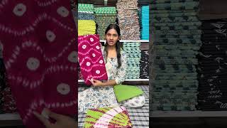 Bagru print cotton suits with linen dupatta [upl. by Aeikan242]