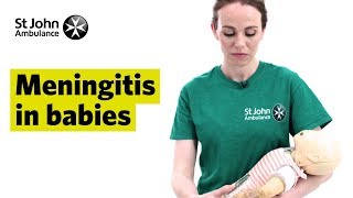 Signs amp Symptoms of Meningitis in Babies  First Aid Training  St John Ambulance [upl. by Willman]