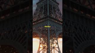 Menara Eiffel Bertambah Tinggi 15 cm di musim panas factshorts dailyphysics physicsfacts [upl. by Minor190]