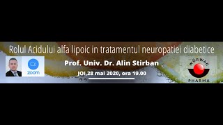 Rolul Acidului alfa lipoic în tratamentul neuropatiei diabetice [upl. by Akcimat]