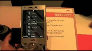 Sony Ericsson W995 Walkman Phone  HandsOn  MWC 2009 [upl. by Ennaeerb]