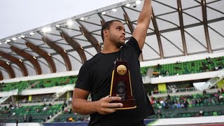 Arizona States Turner Washington claims second NCAA title with discus at 2021 NCAA Outdoor Track [upl. by Yruok]