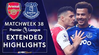 Arsenal v Everton  PREMIER LEAGUE HIGHLIGHTS  5222022  NBC Sports [upl. by Melessa]