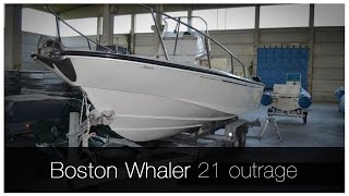 Boston Whaler 21 outrage  Barca a motore usata in vendita del cantiere Boston Whaler  walkaround [upl. by Georgina]