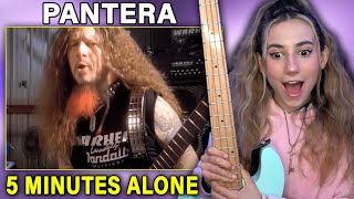 Pantera  5 Minutes Alone  Singer Bassist Musician Reacts [upl. by Ahsie]