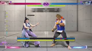 SF6  Chun Li  basic combo LP counter hit with cr MK [upl. by Civ]