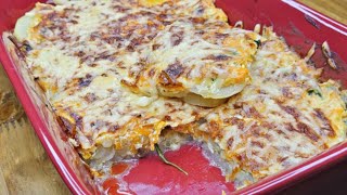 RECEITA DE BATATAS GRATINADAS AO FORNO COM ESPINAFRE  FICA BOM DE MAIS [upl. by Lapham688]