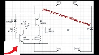 Zener diode amplifier clamp mk1 [upl. by Niwde771]