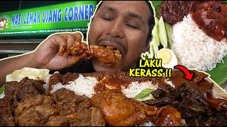 nasi lemak terbaik di GOMBAK mukbang malaysia NASI LEMAK UJANG CORNER GREENWOOD [upl. by Law]