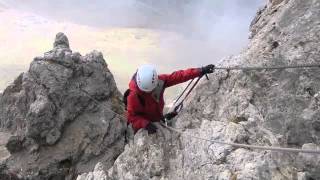 Discovery Dolomites Via Ferrata Piccolo Kleine Cir [upl. by Htebesile]