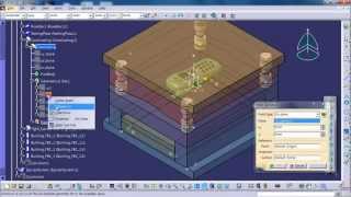 나무매뉴얼 카티아 둘러보기  CATIA V5 Mold Tooling Design [upl. by Alten]