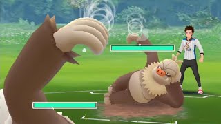 Shiny Slaking vs 100iv Slaking never seen battle  pokemon go [upl. by Naoj]