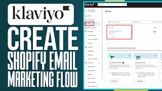 How To Create Shopify Email Marketing Flow With Klaviyo In 2024 Beginners Tutorial [upl. by Kremer]