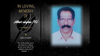 Funeral Service of Albert Varghese 24072024 [upl. by Swee]