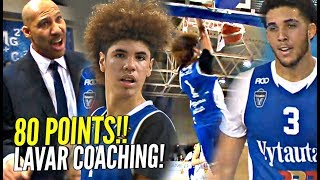 LaMelo Ball 43 Points In LaVar COACHING Debut Gelo 37 Points Melos BEST Dunk Yet [upl. by Ayhtnic]