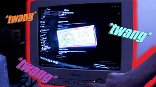 CRT Degaussing Compilation So satisfying REUPLOAD 91021 [upl. by York]