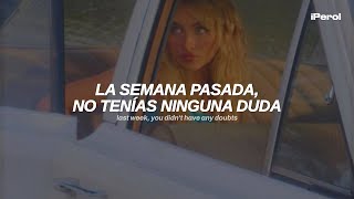 Sabrina Carpenter  Coincidence Español  Lyrics [upl. by Aeslehs]