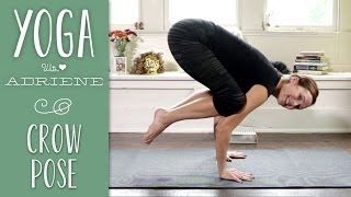 Crow Pose  How To Do Crow Pose  Yoga With Adriene [upl. by Suhail]