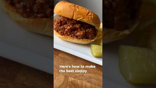 THE BEST SLOPPY JOES 🤤 comfortfood food quickrecipe [upl. by Suiramed]