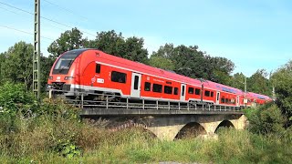 Coburg RE32 m BR612 RE29 von Erfurt m Desiro HC Agilis m BR650 als RB24 [upl. by Eiramanit343]