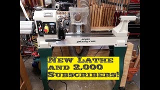 56  New G0838 Lathe and 2000 subscribers [upl. by Retla833]