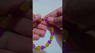 How to knot a bracelet ✌️✌️beadsbracelet beadsbracelet bracelet [upl. by Norel]